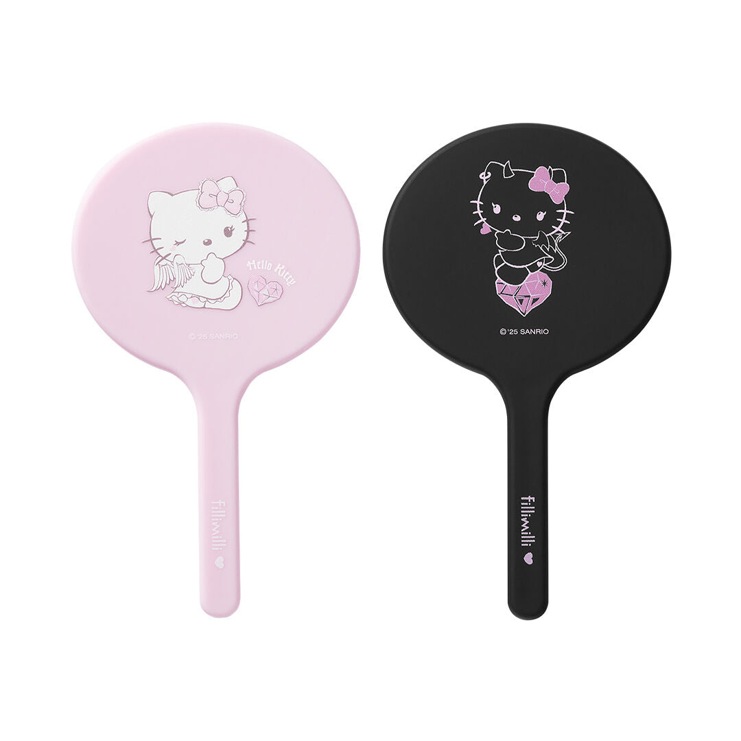 附鏡子套✨Fillimilli x Hello Kitty 惡魔與天使系列 手拎鏡👼🏻