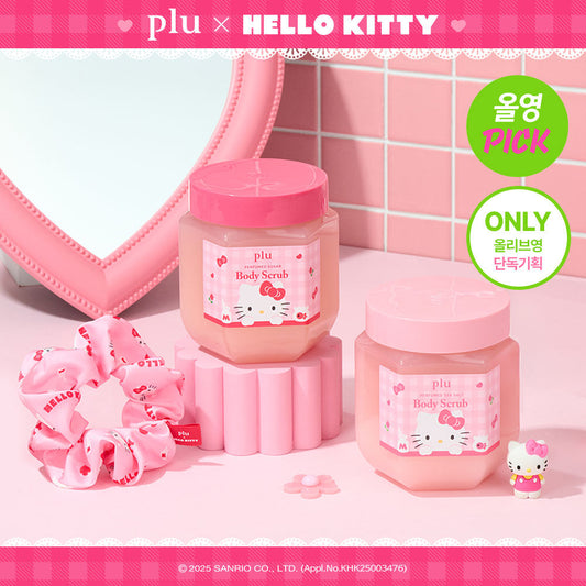 送Hello Kitty髮圈✨Sabon平替🫧 Plu夢幻香氛死海鹽蜜糖身體磨砂 Plu Perfumed Sugar / Sea Salt Body Scrub