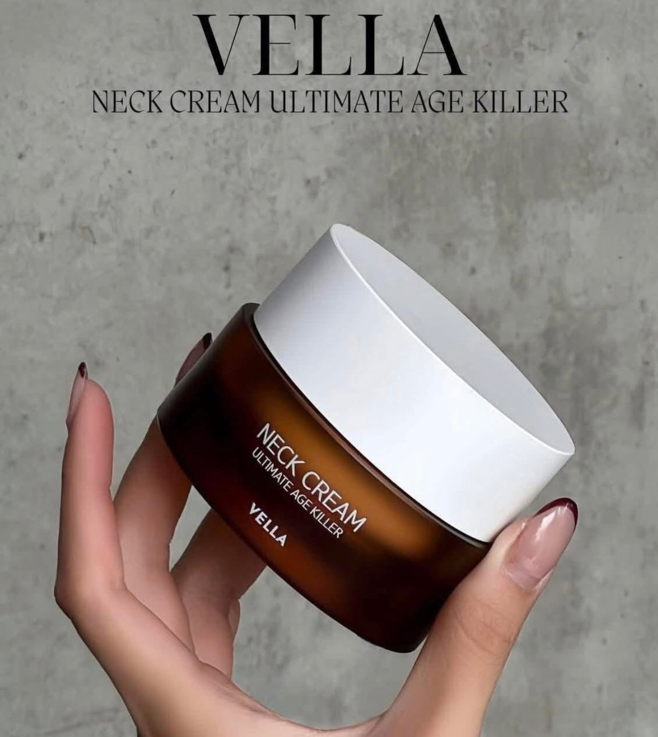 撫平頸紋小熨斗💡 | VELLA緊緻撫紋頸紋頸霜 第四代升級版 Neck Cream Ultimate Age Killer|韓國NO.1熨紋神器🥂