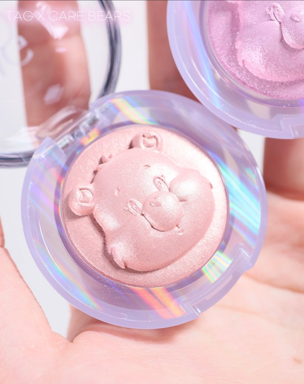 珍珠般隱隱發光TAG X Care Bear立體熊熊高光🐻