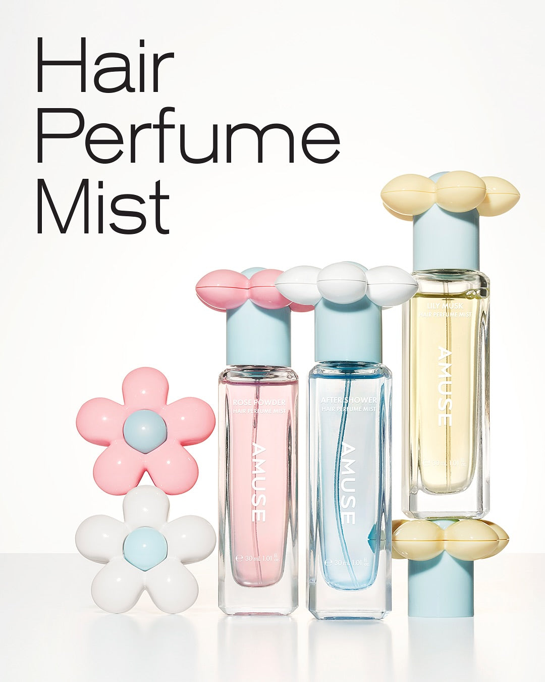 不可或缺的心情調節神器 🌼AMUSE 小雛菊香髮保濕噴霧🫧