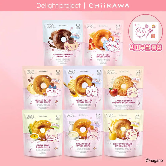送Size UP特大號貼紙【限定聯名】Delight Project x Chiikawa貝果餅乾 🥯 8款任選✨