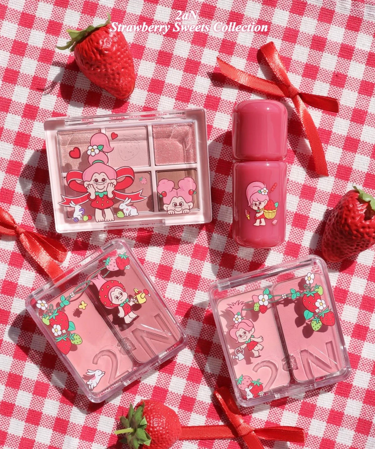 ✨ 【2aN × Trolls】🍓士多啤梨魔法幸運特調 限量聯名系列登場！💖 ✨水光豐唇釉 Dewy Fit Tint