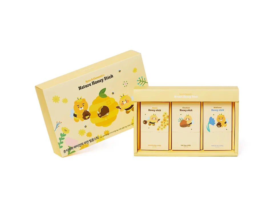 【獨家發售】🇰🇷KAKAO FRIENDS 天然蜂蜜棒禮盒🐝 🍯