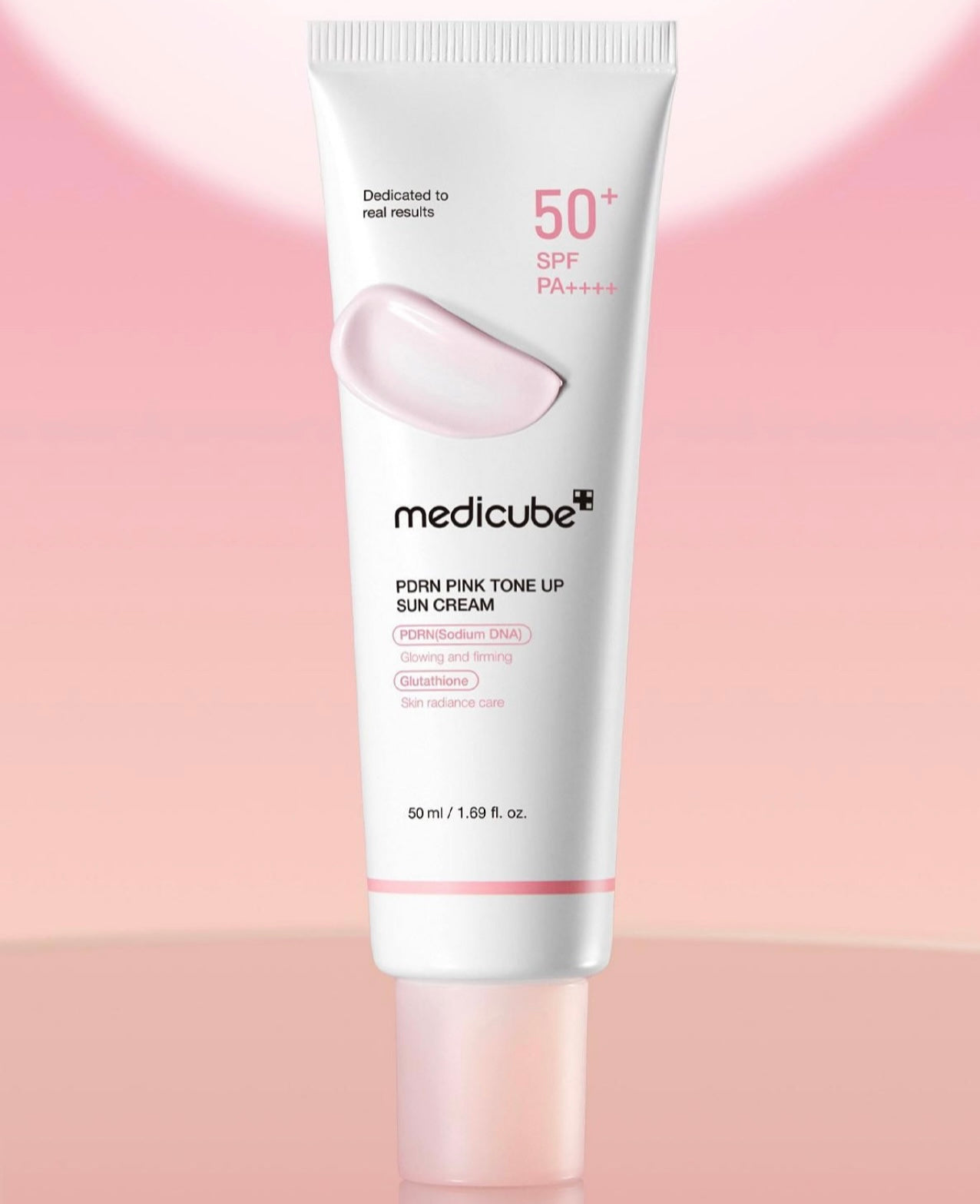 粉嫩素顏感🧏🏻‍♀️ MEDICUBE PDRN 粉嫩素顏提亮防曬霜SPF50+ PA++++ 🌸 | MEDICUBE PDRN PINK TONE UP SUN CREAM