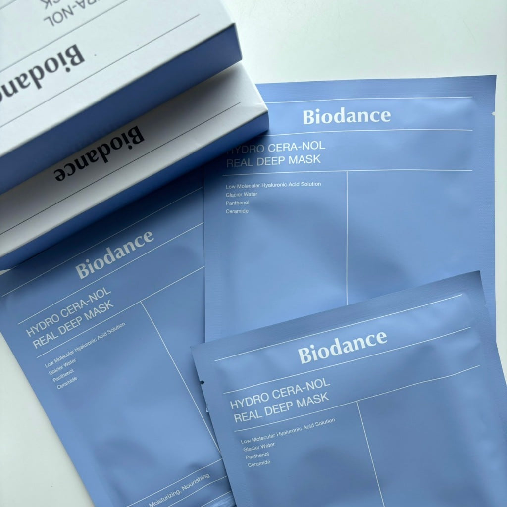 7+1限量套裝+送面膜✨缺水肌必入💦Biodance 多重保濕鎮靜實感深層全效凝膠面膜 🩵| HYDRO CERA-NOL Real Deep Mask