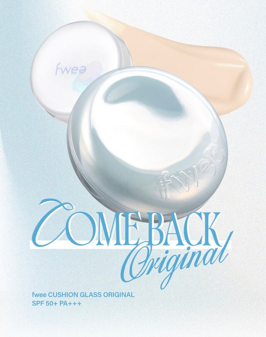 Fwee Cushion Glass Original 原生光澤肌氣墊粉底 SPF50+ PA+++💧