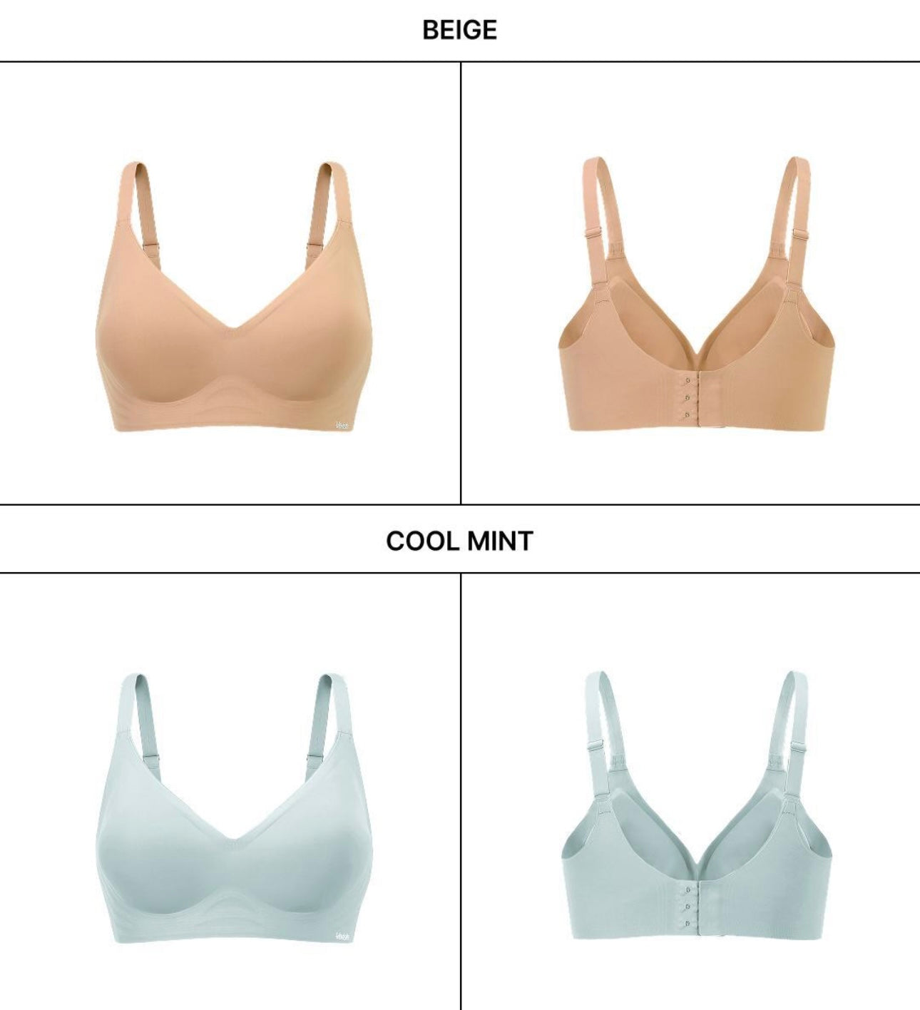 Jennie 同款🔥Verish Cool Fit Bra Volume Fit 輕盈集中無鋼圈內衣| Jennie 包色的無鋼圈內衣