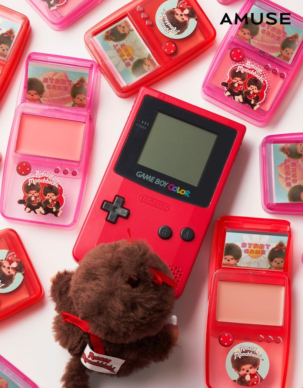 Amuse x Monchhichi 🎮復古遊戲機唇頰兩用膏 Lip & Cheek Healthy Balm 討論度最高🔥