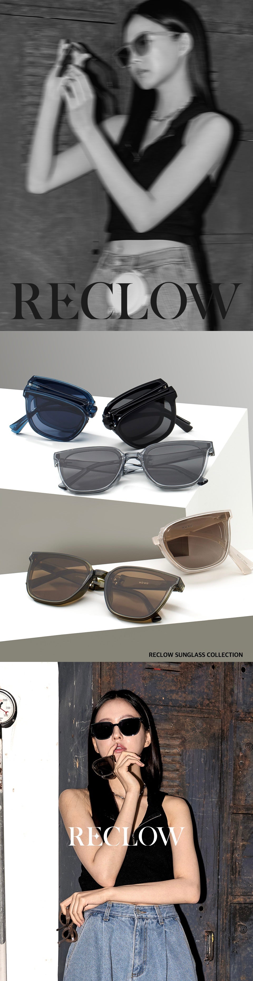 韓國小眾品牌✨RECLOW WIRWIR 無壓力可摺疊太陽眼鏡💫