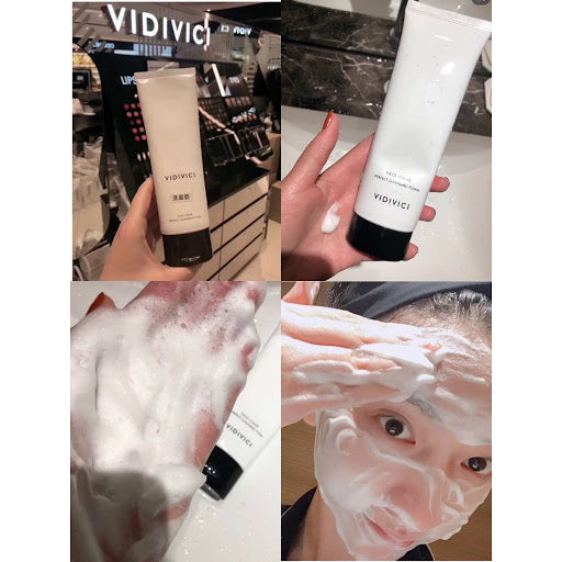 Chanel山茶花洗面奶平替💗VIDIVICI 女神蠶絲泡沫深層清潔洗面乳