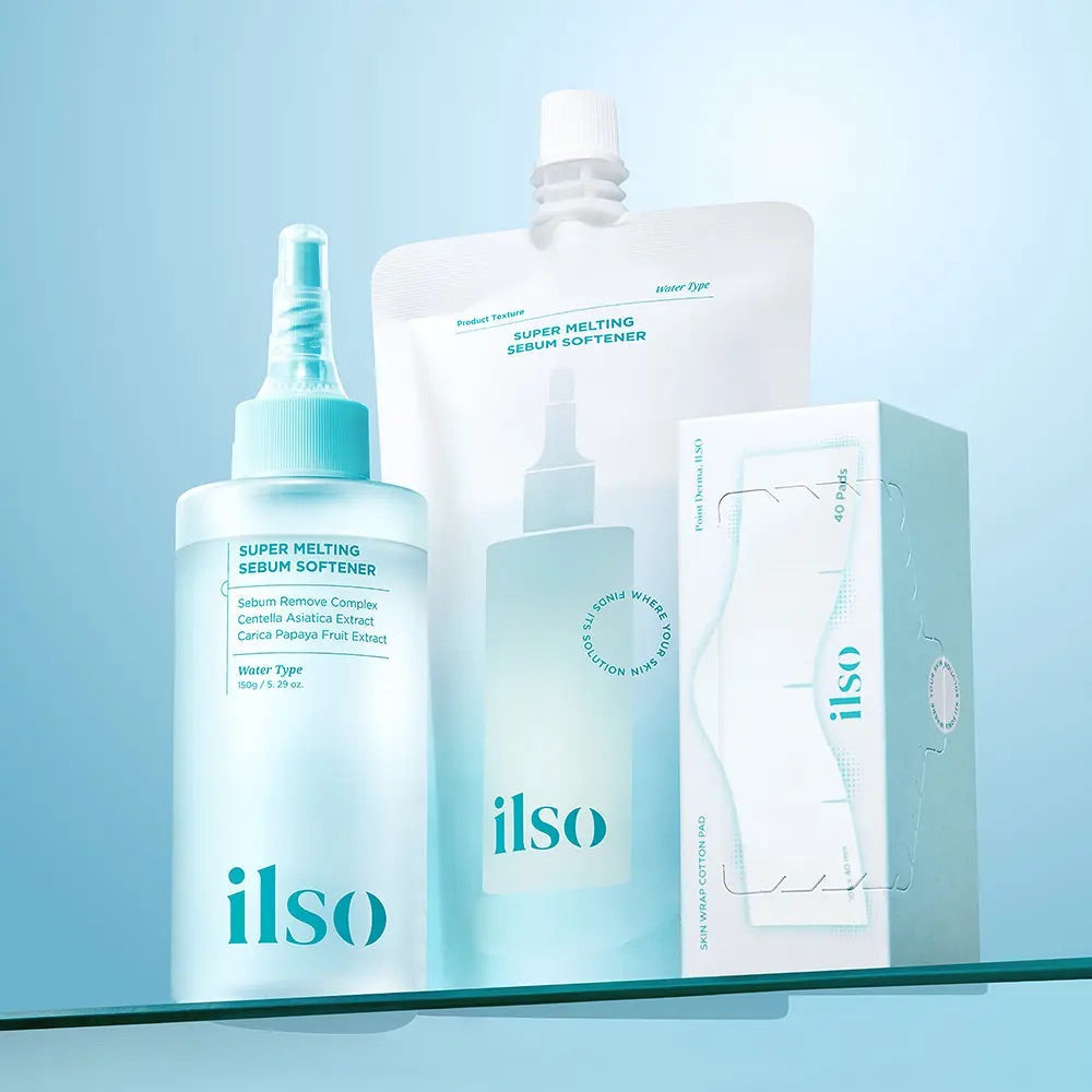 送濕敷導出棉片 +面膜✨黑頭粉刺必試款🧹| Ilso溶解皮脂收毛孔導出液 Ilso Super Melting Sebum Softener✨