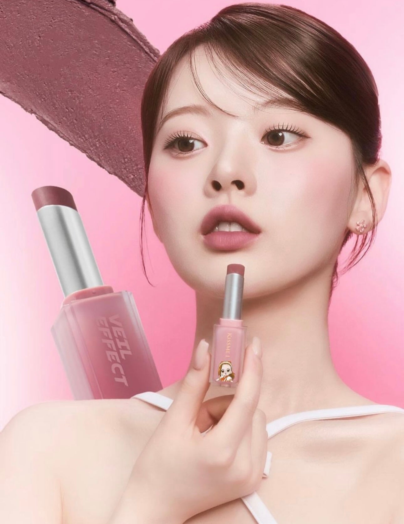 Kiss Me × 小魔女 DoReMi 聯名套裝限量魔法低飽和霧面唇釉 🎀