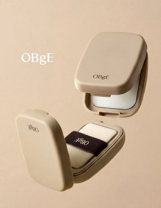 ☁️ 【油光終結者】OBgE 吸油柔焦定妝固態膏✨OBgE NO-SEBUM FINISH PACT OIL CONTROL