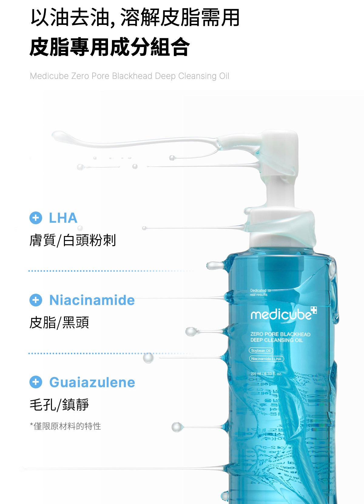 Medicube Zero黑頭毛孔淨化卸妝油🩵| Medicube Zero Pore Blackhead Deep Cleansing Oil
