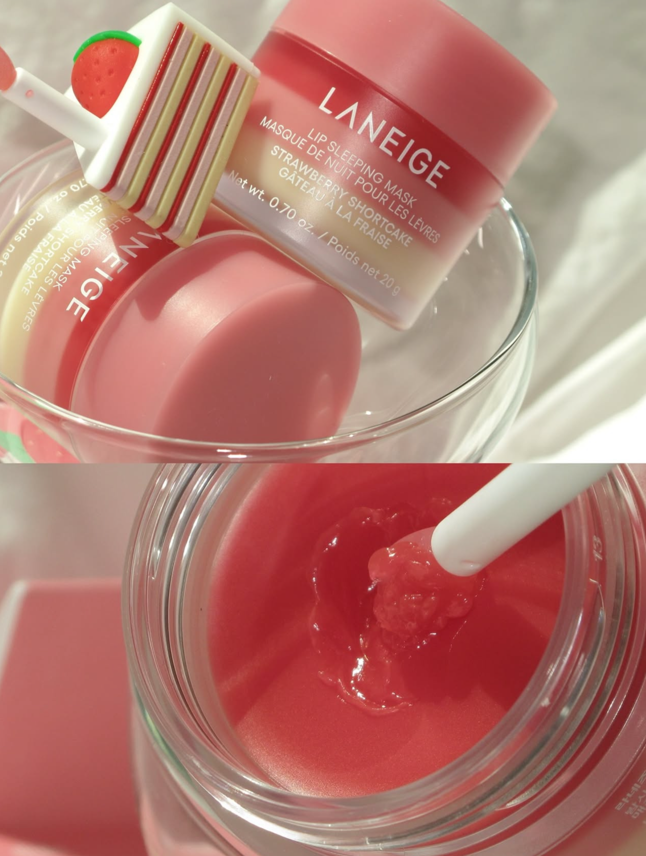 LANEIGE 草莓慕斯極萃滋養晚安唇膜🍓 🍰限定登場🔥！