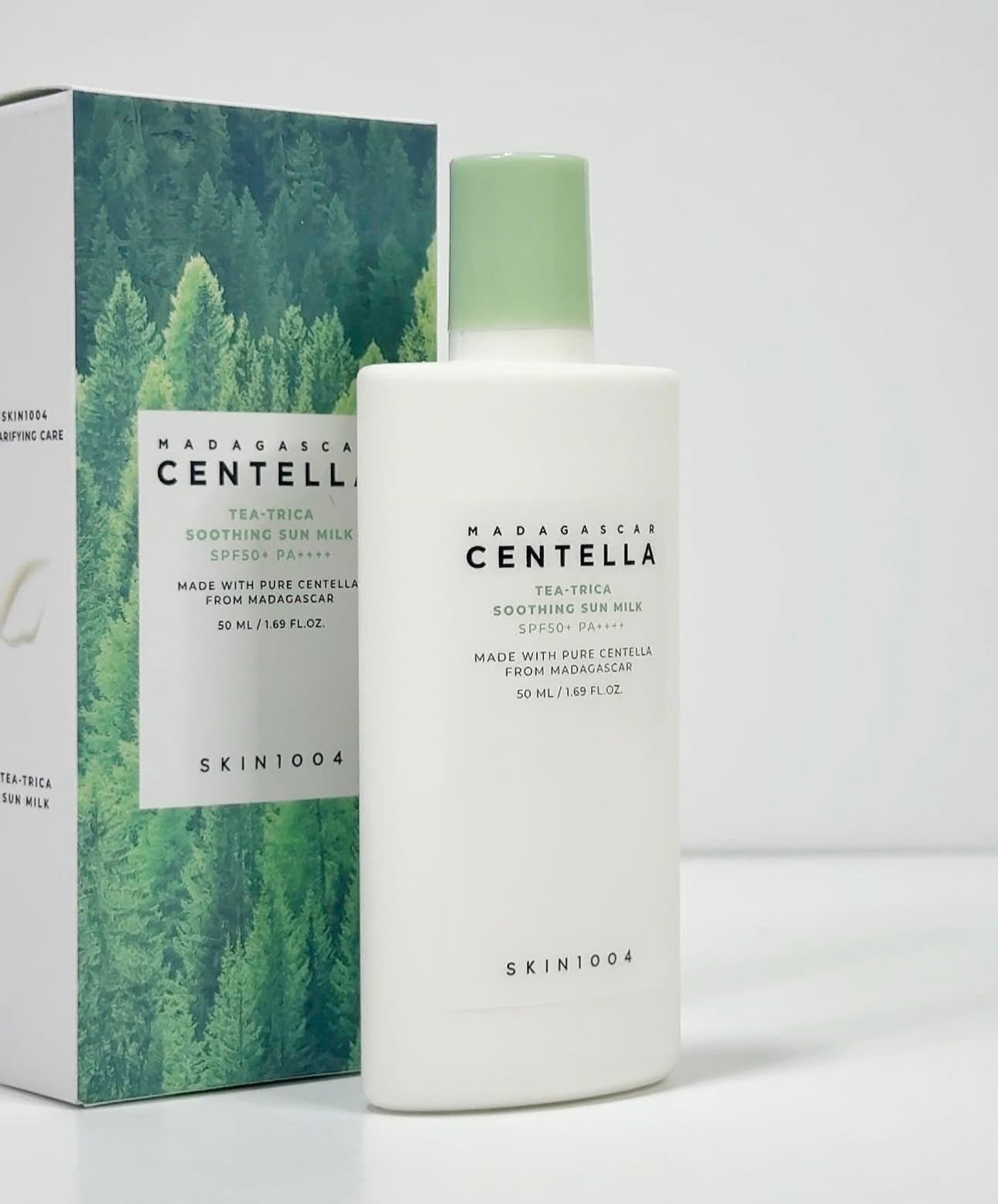 SKIN1004天使積雪草茶樹舒緩防曬乳液🌿| SKIN1004 Madagascar Centella Tea-Trica Soothing Sun Milk SPF50+ PA++++