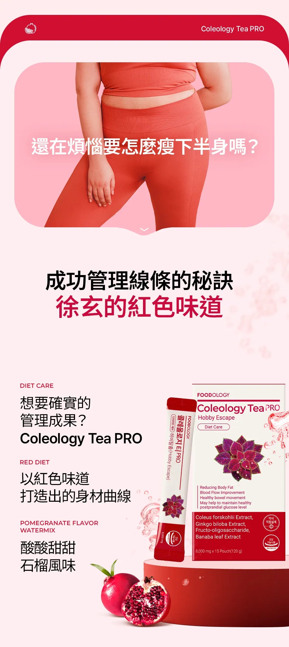 Foodology Coleology Tea PRO 五彩蘇植物纖體速溶茶| Olive Young 大賞纖體類 Number 1 🏆