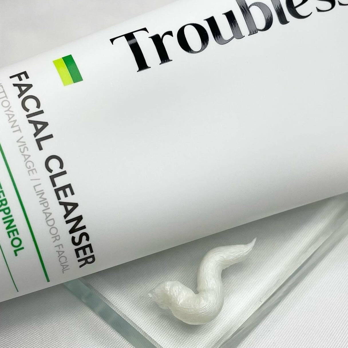 高達98%使用滿意度⭐️| TROUBLESS 多重茶樹洗面泡泡Troubless Facial Cleanser 🫧|推薦痘痘泛紅肌