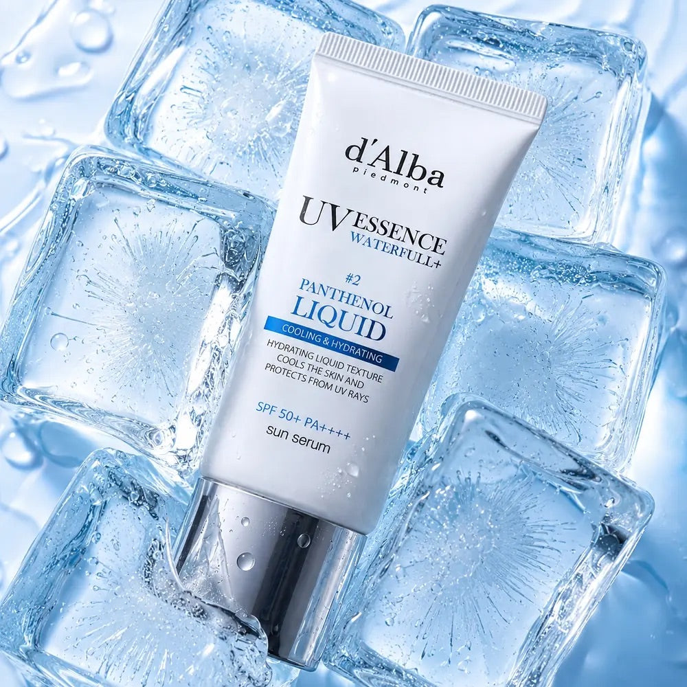 新品✨❄️ 夏日肌膚的行動冷氣 ❄️d'Alba 45%冰河水泛醇涼感防曬精華✨專為夏日高溫肌而生的降溫神器🧊