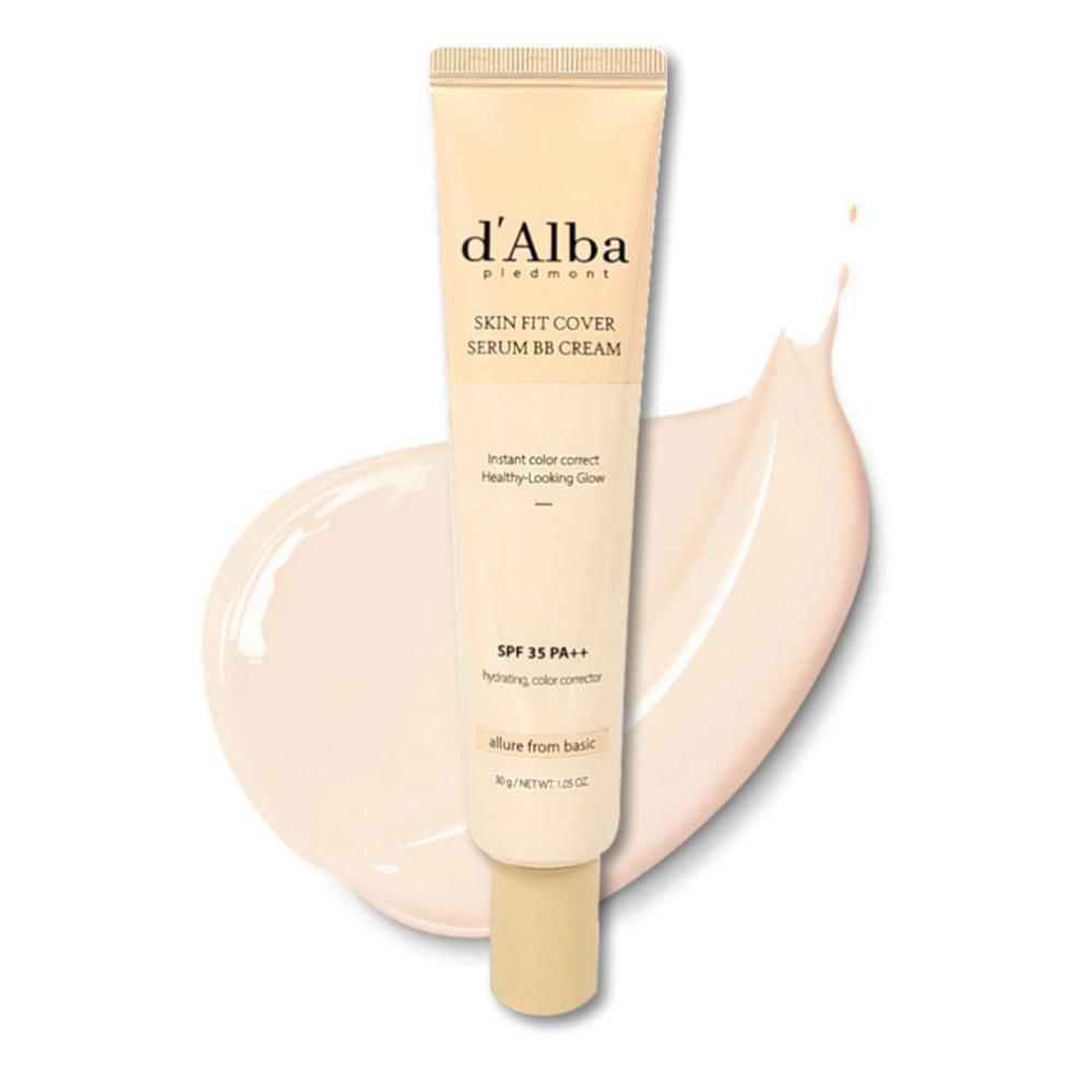 Dalba Piedmont SKIN FIT NATURAL SERUM BB CREAM 白松露水感精華BB霜| 即刻校色・持續透亮✨