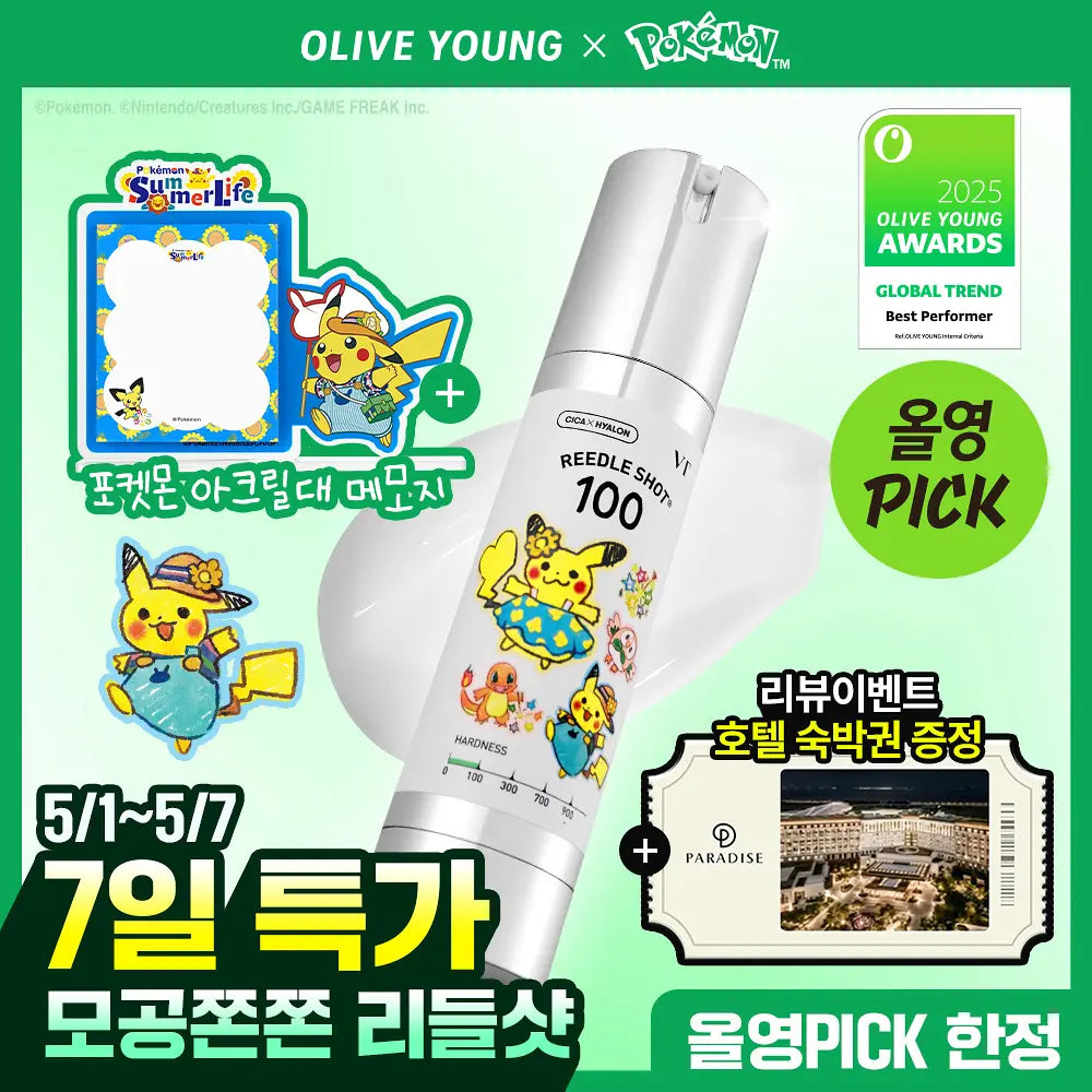 深入滲透皮膚深層的護膚品⭐️| VT 積雪草改善角質毛孔100/300/700塗抹式微針精華| VT Riddle Shot 100 Essence | Olive Young 缺貨王 🙌🏻