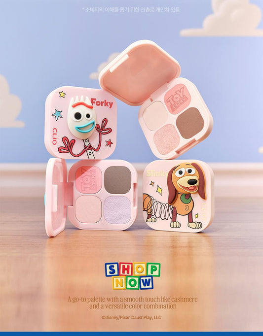 Clio X Toy Story Pro Eye Palette Cub四色眼影盤✨