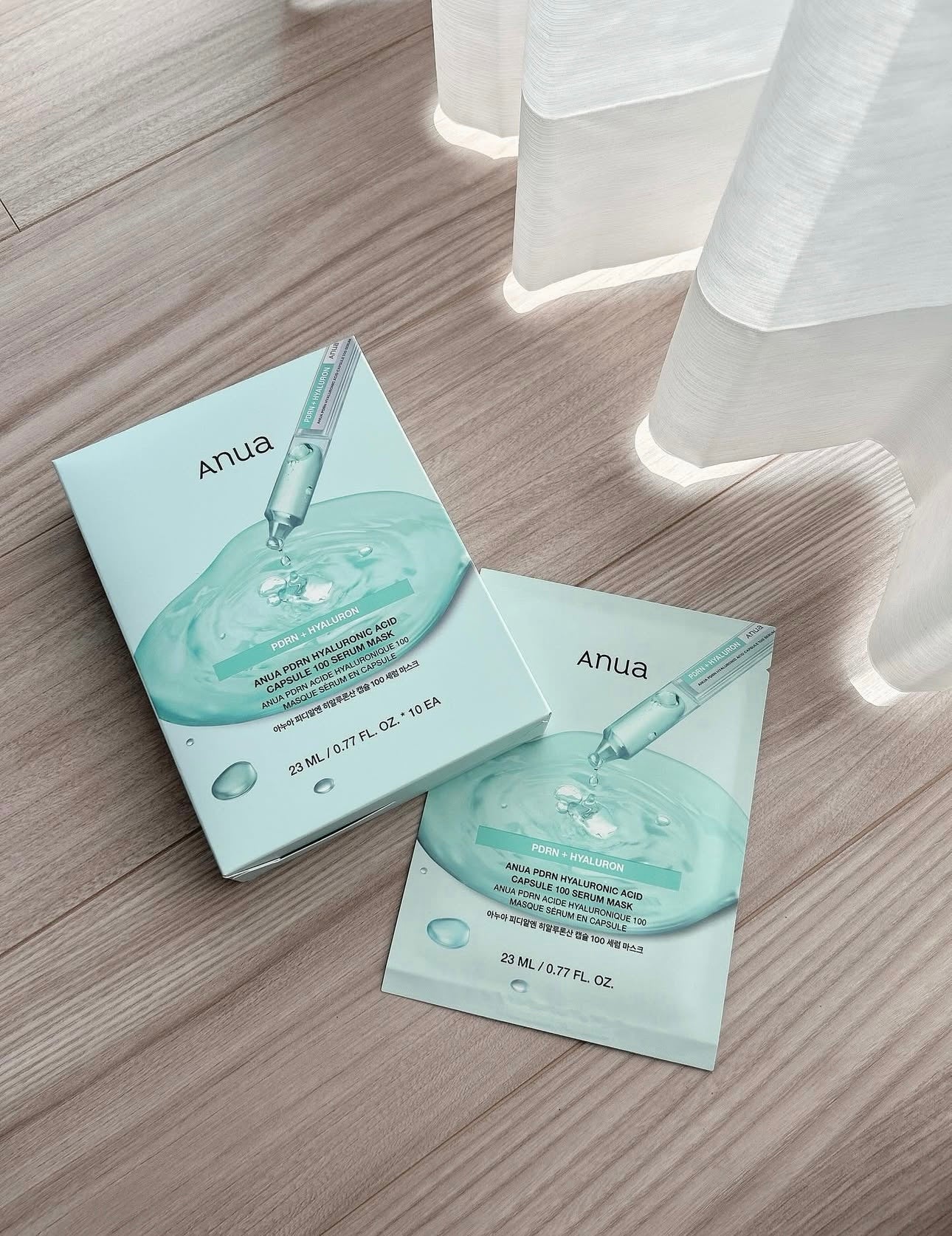 Liz推薦+ 韓國口碑超好🔥水光注射💧Anua PDRN玻尿酸膠囊高效修復補水面膜🩵| Anua PDRN Hyaluronic Acid Capsule 100 Serum Mask