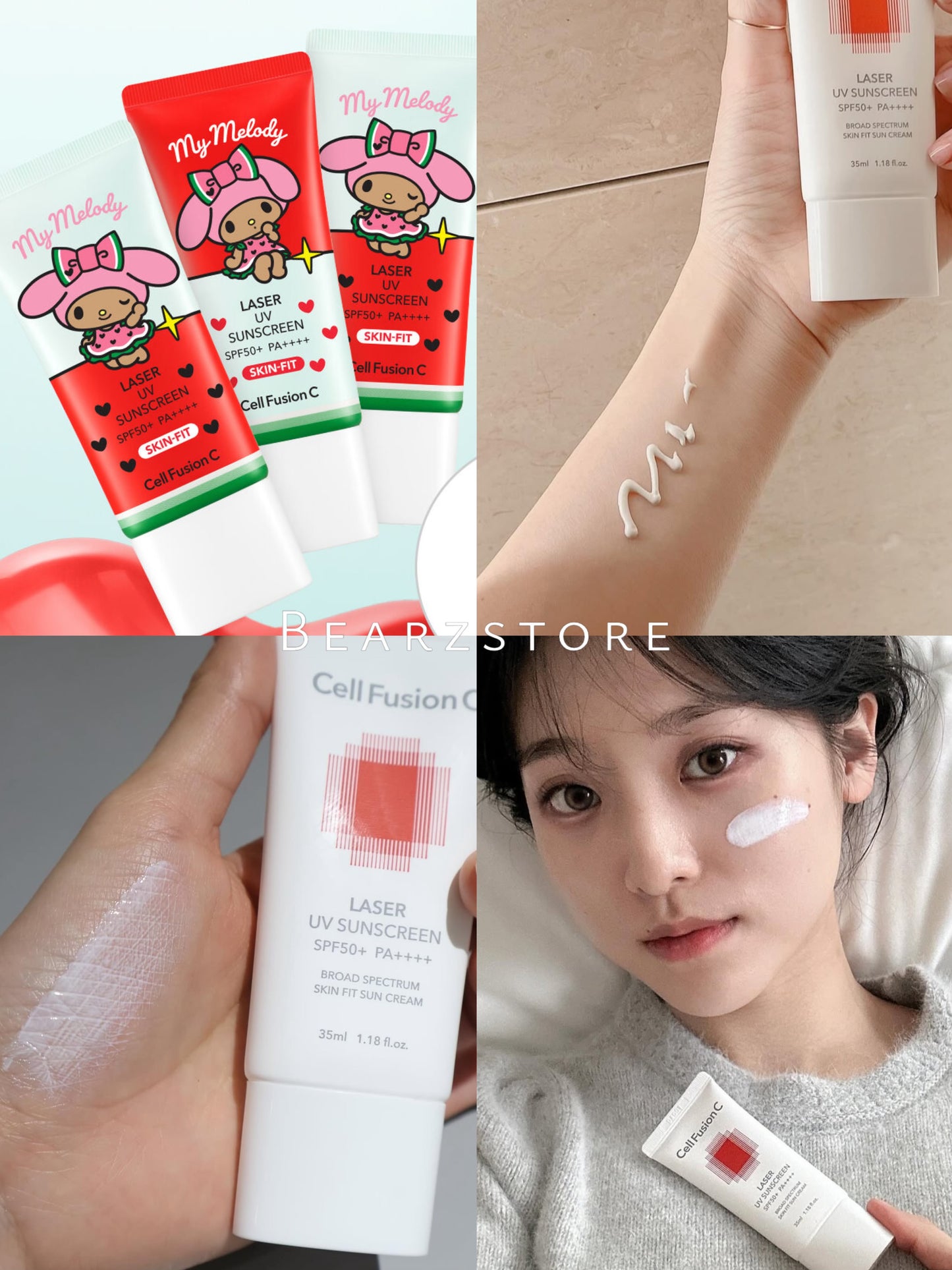 送Melody毛巾💫韓國醫美院線新寵⭐️|Cell Fusion C王牌全效低敏養膚舒緩防曬霜SPF50+ PA+++🏥