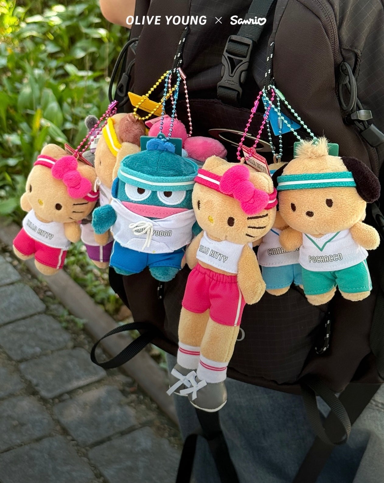 Olive Young × Sanrio 可愛×活力的夢幻聯名公仔匙扣💖| 2025 SEOUL CUTIE RUN萌力開跑💫