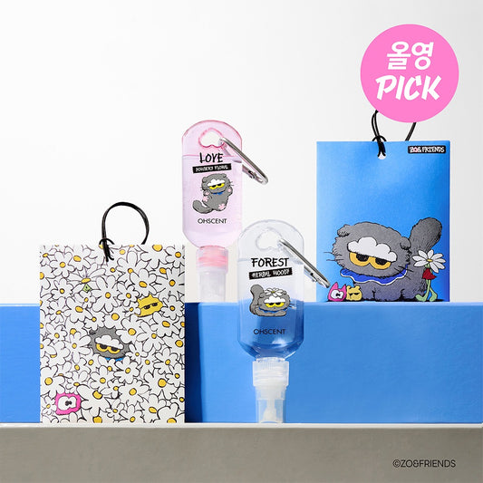 GD愛貓聯名限定⭐️OHSCENT × ZO&FRIENDS 香氛香袋& 纖物香水😻 香氛＋設計一次擁有！