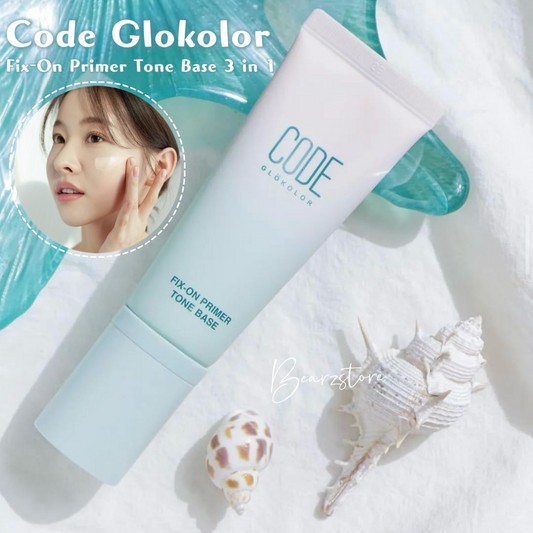 韓妞先知道既牌子♡ | Code Glokolor Fix-On Primer Tone Base 3 in 1 SPF33 / PA++水潤遮毛孔妝前粉底液✨