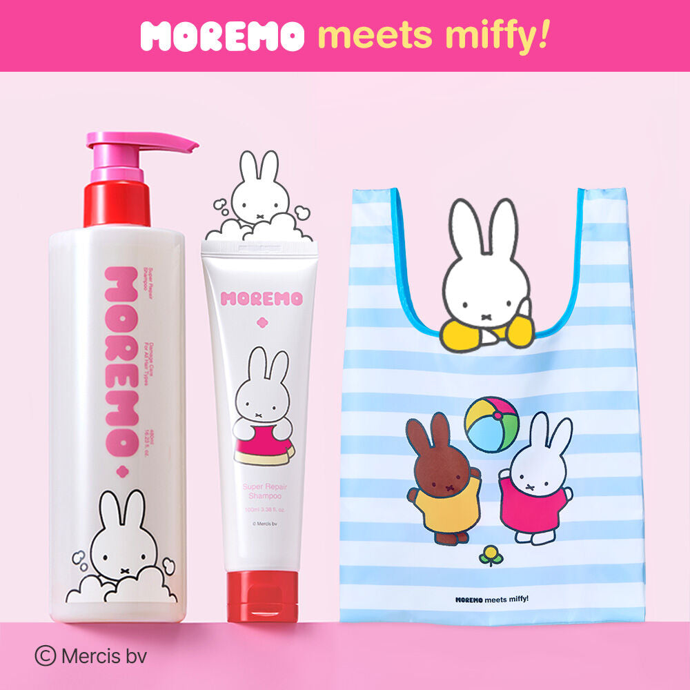 送Miffy環保袋💫 MOREMO × Miffy超級修護洗髮水| 韓國熱銷修護洗髮水💫