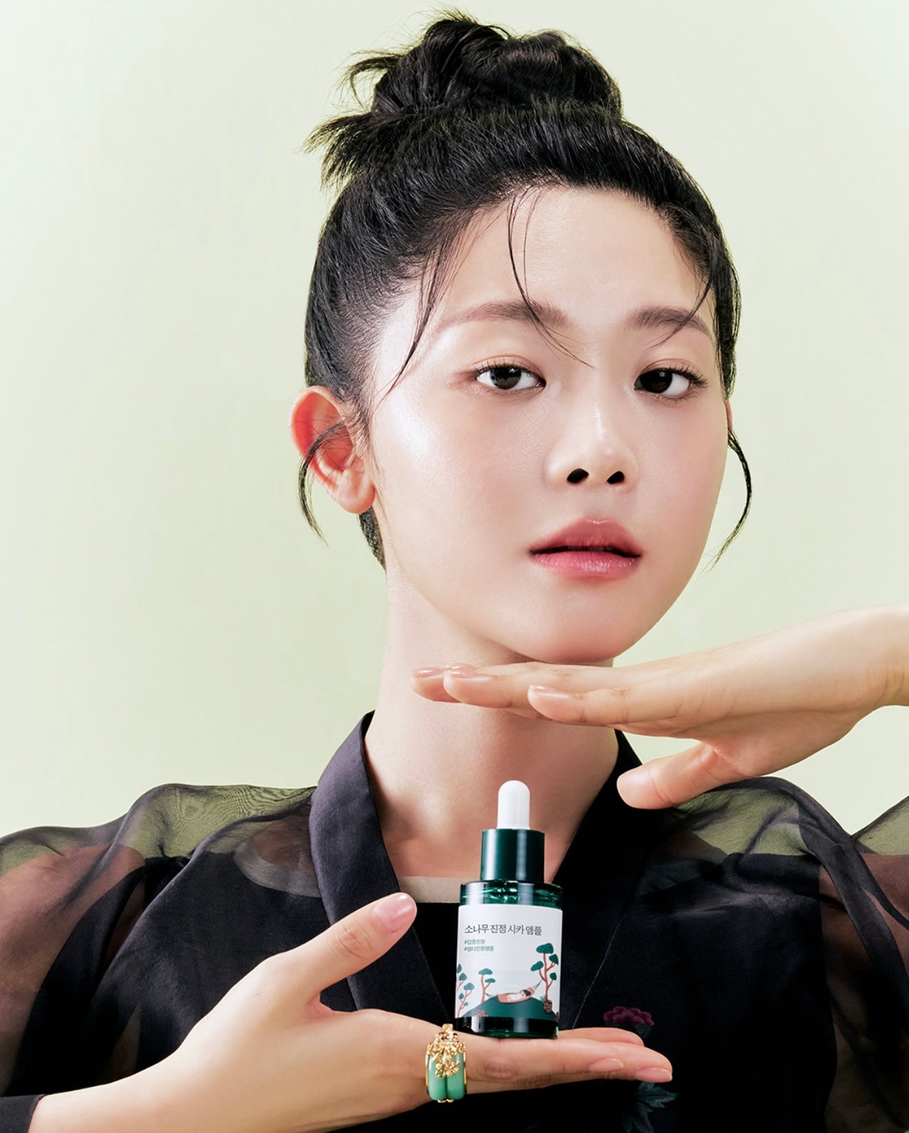 1+1套裝✨Round Lab松樹積雪草溫和修護舒緩精華🌲| Round Lab Pine Tree Ampoule💚