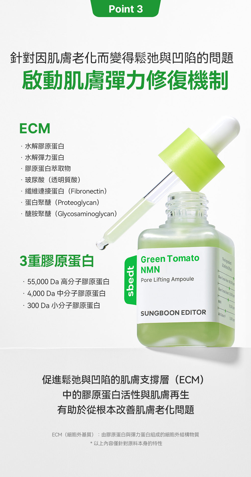 高濃度 NMN 配方💫| Sungboon Editor 綠蕃茄NMN立體塑顏毛孔精華🌿🍅升級版✨