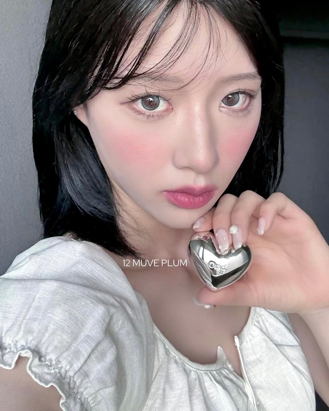 共15色✨Oiad 銀色心形慕斯唇頰霜🩶 Oiad SILVERPULSE MOUSSECREAM LIP & CHEEK