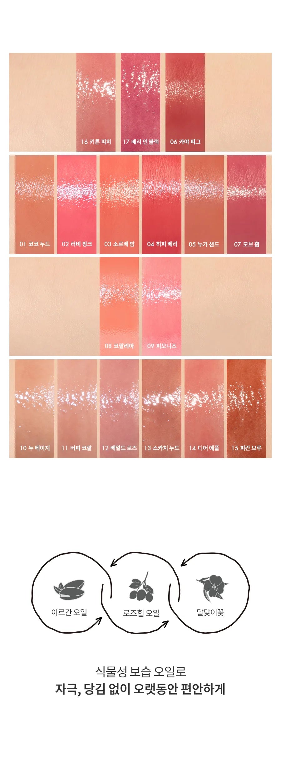 Romand水波亮澤果凍感有色潤唇膏+ 唇凍Glasting套裝