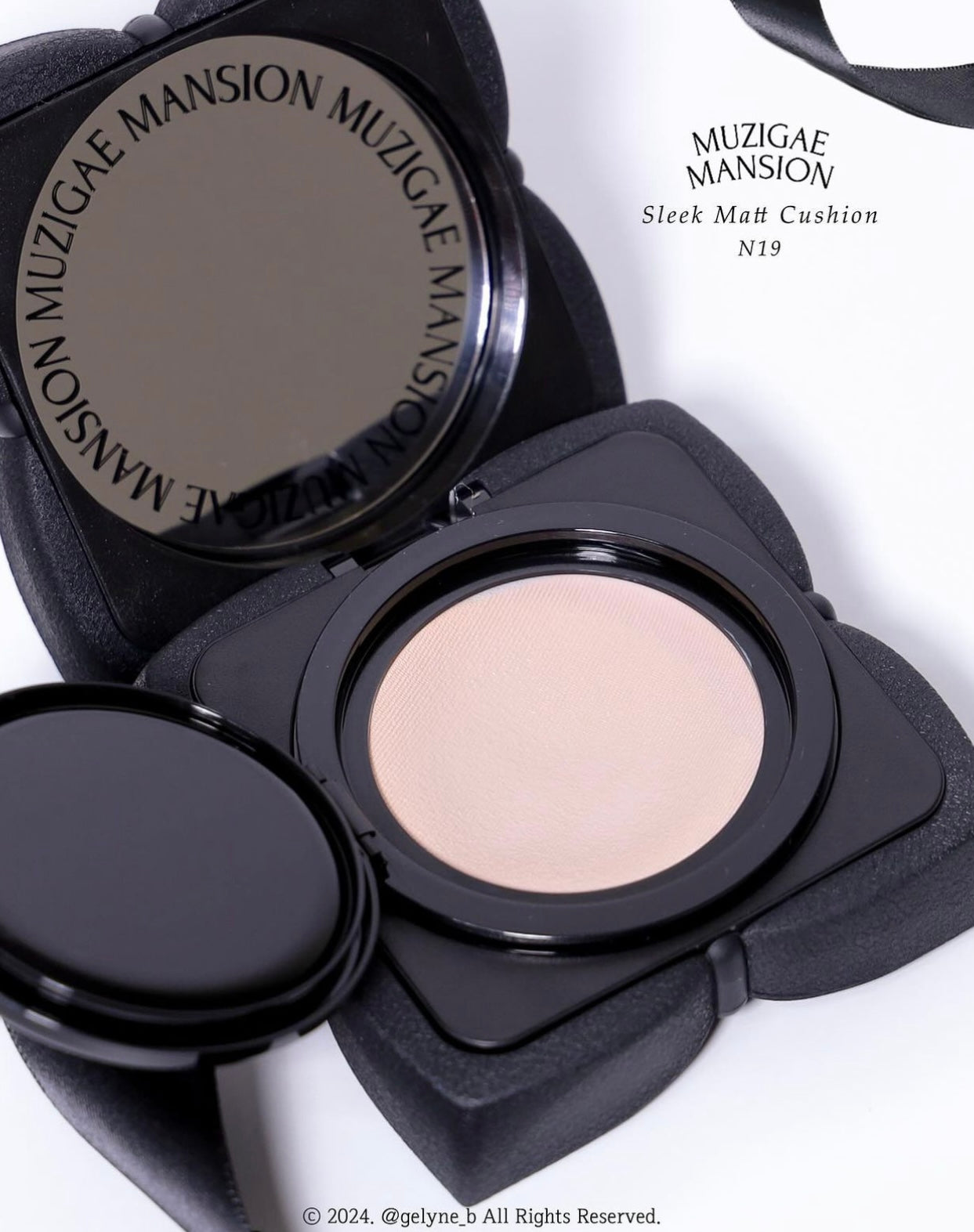 MUZIGAE MANSION Sleek Matt Cushion 水嫩霧面氣墊粉底🖤