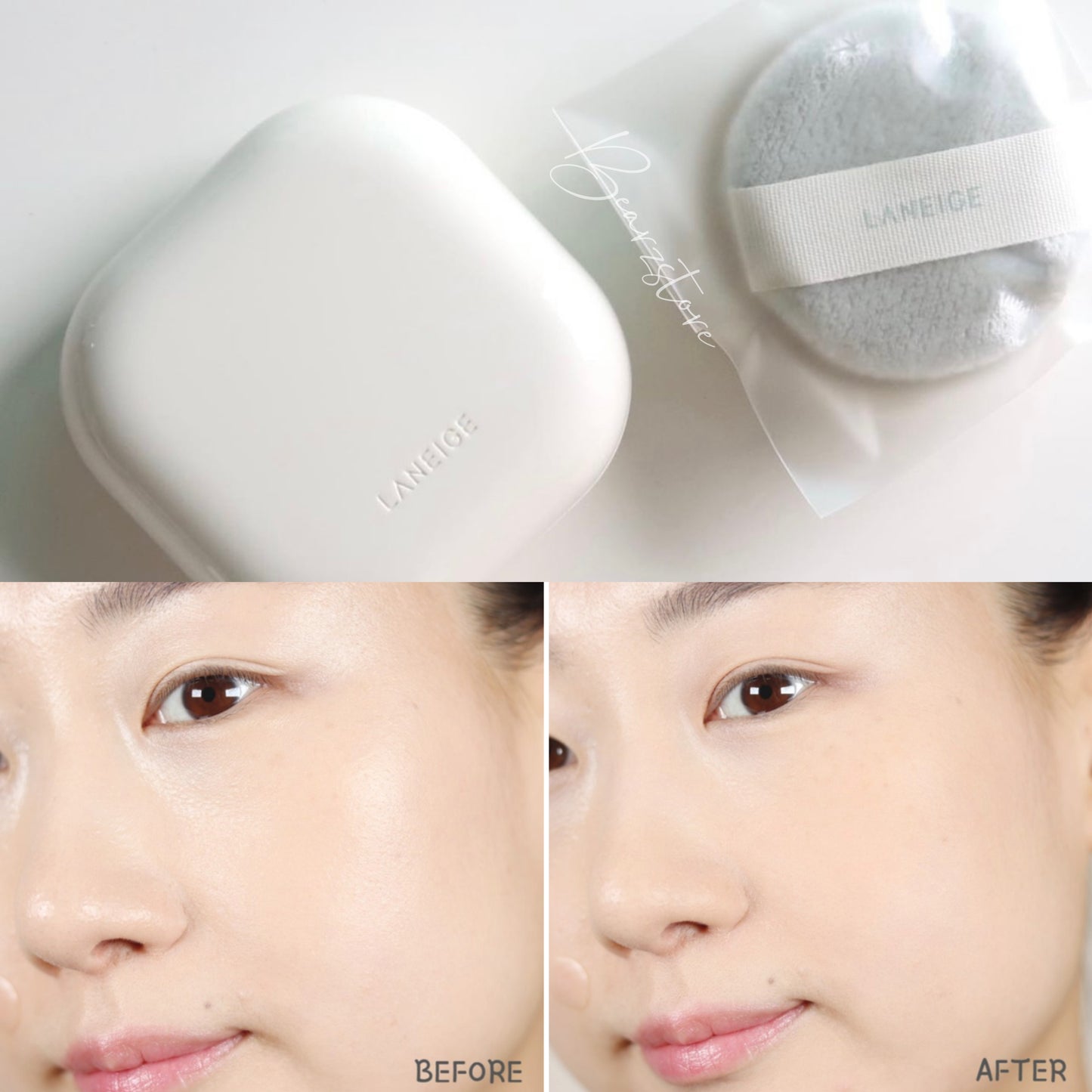 自動開啟柔焦模式📸 | LANEIGE 輕透柔霧保濕蜜粉 Neo essential finishing powder✨