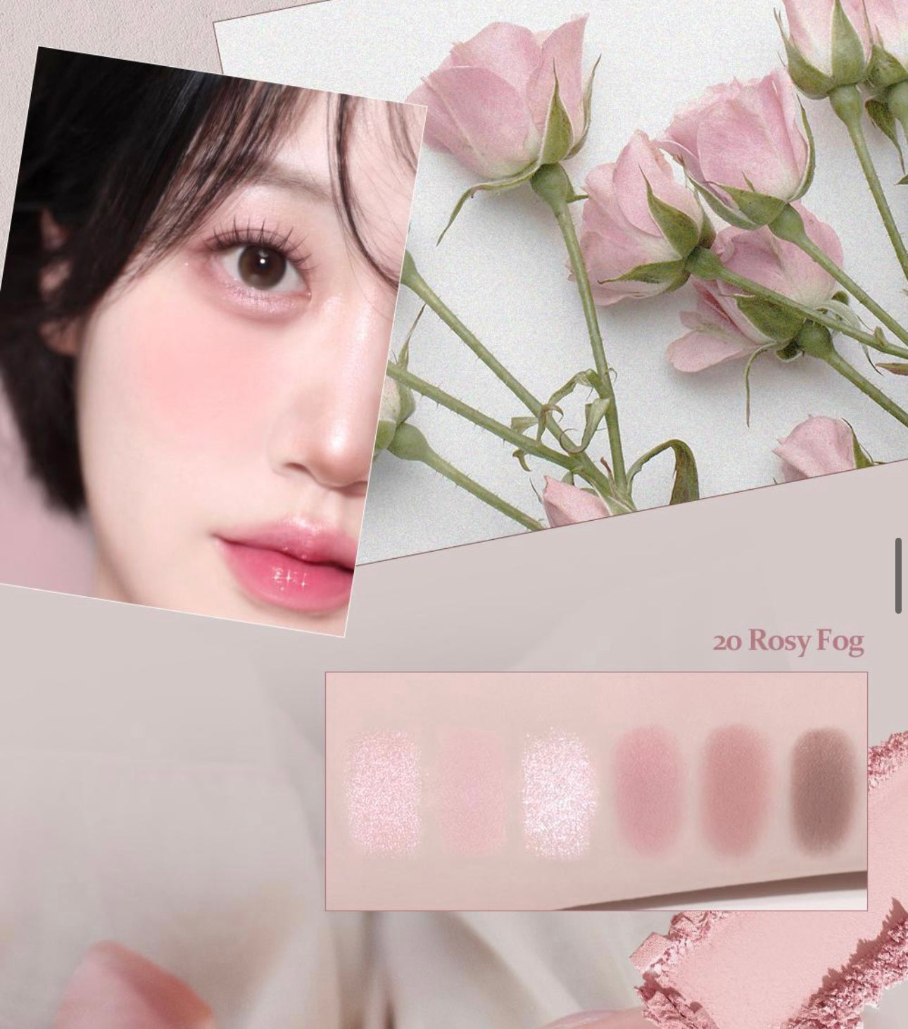 送染眉膏✨🌹2aN「Better Me」玫瑰調眼影盤｜新色上市・限量眉彩膏套裝