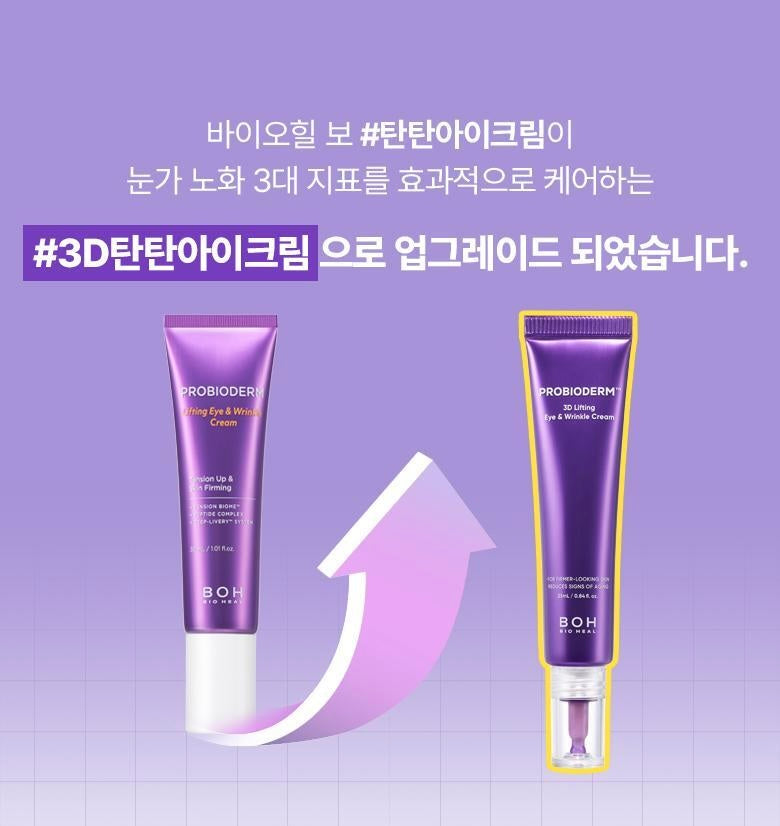 修復舒緩雙重加持💫BOH PROBIODERM 3D立體緊緻益生菌眼霜💜| BOH PROBIODERM 3D Lifting Eye & Wrinkle Cream