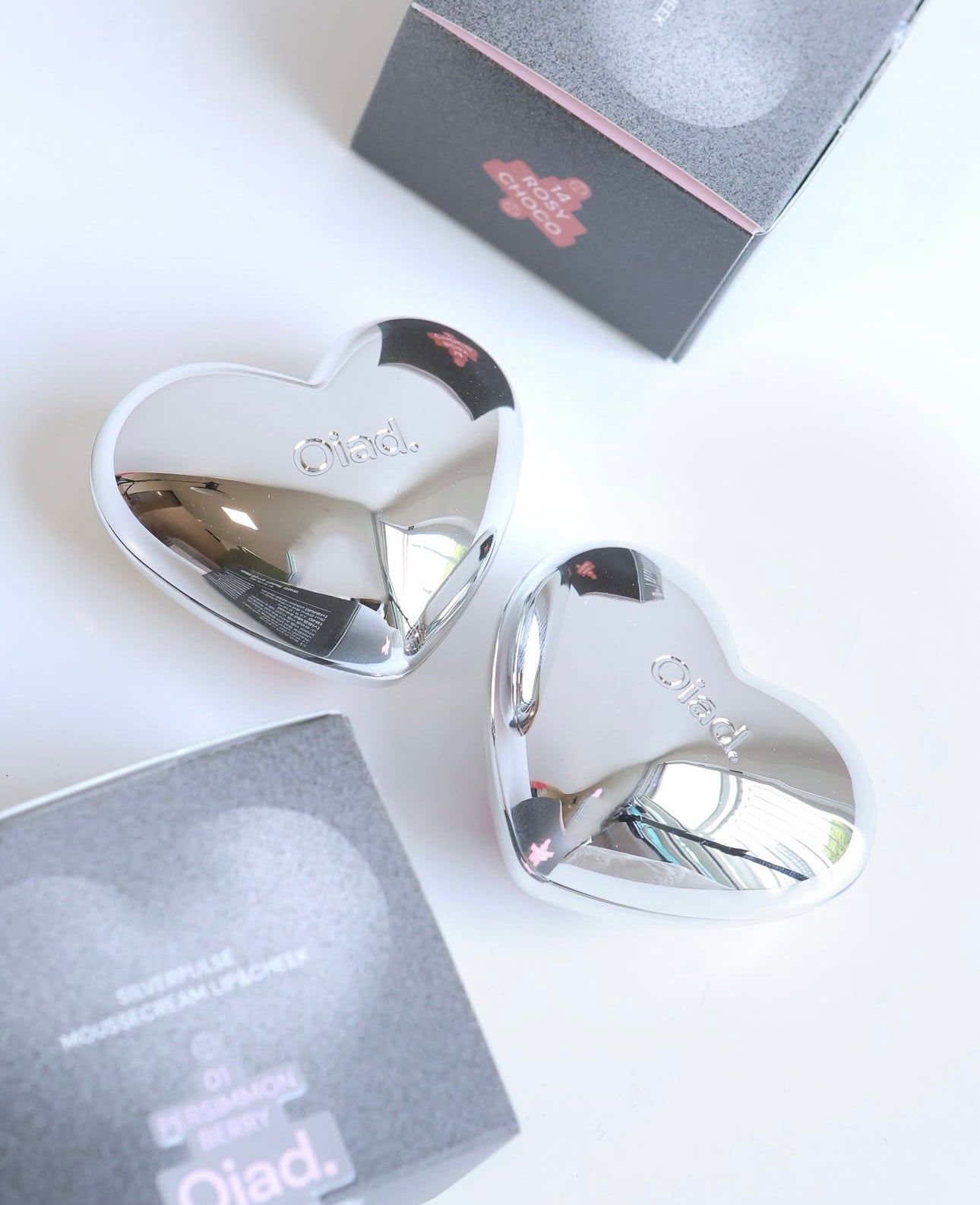 共15色✨Oiad 銀色心形慕斯唇頰霜🩶 Oiad SILVERPULSE MOUSSECREAM LIP & CHEEK