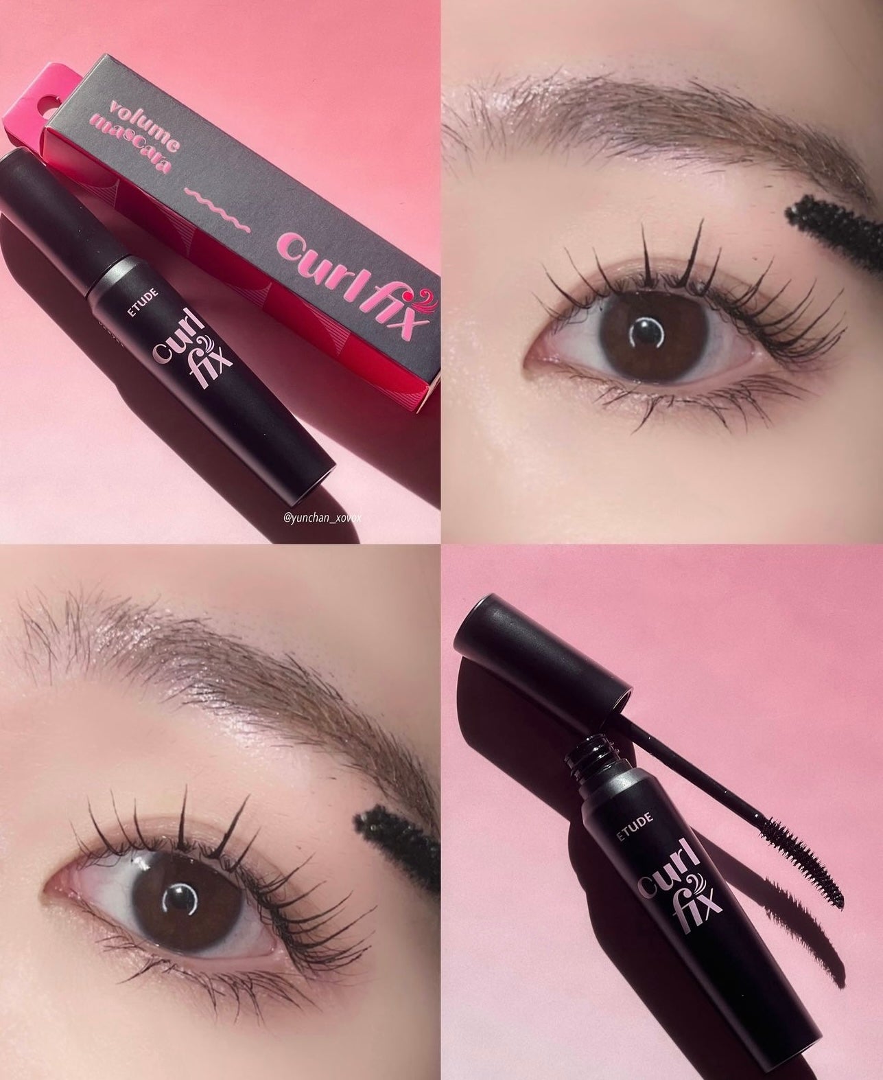 Etude House Curl & Fix 持久捲翹防水睫毛膏套裝👀