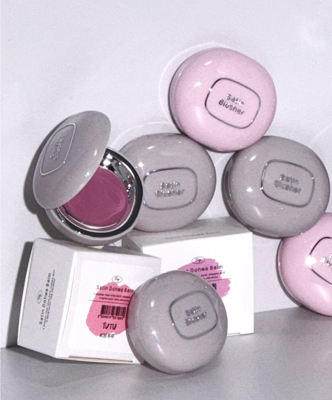 水光柔霧 一抹即融💖| TOOQ 水彩美學多用途水光唇頰霜| TOOQ Satin Dohwa Balm