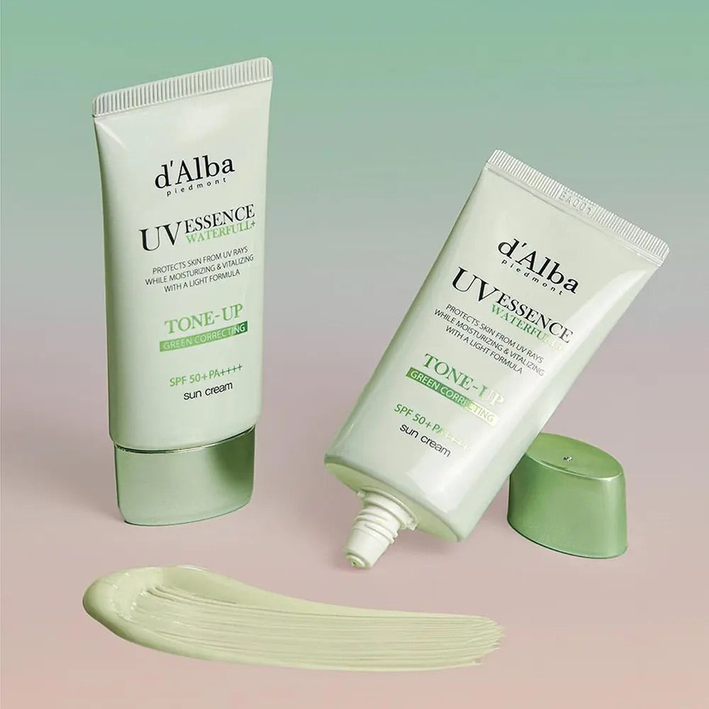 1+1裝✨Dalba 抗敏去紅精華防曬底霜Dalba UV Essence Waterfull Tone Up Sun Cream SPF50+ PA++++