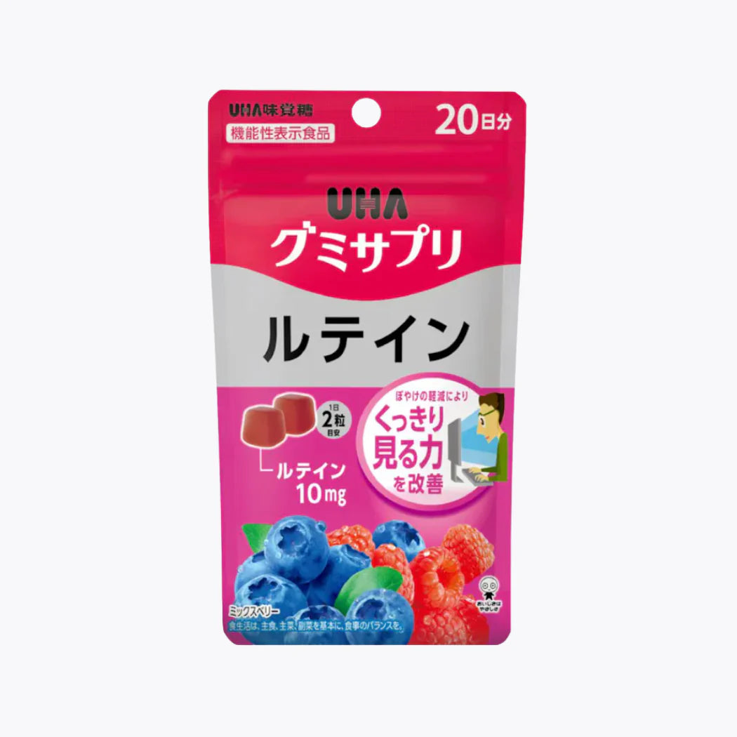 日本連線🇯🇵 UHA👀 葉黃素護眼抗疲勞味覺軟糖