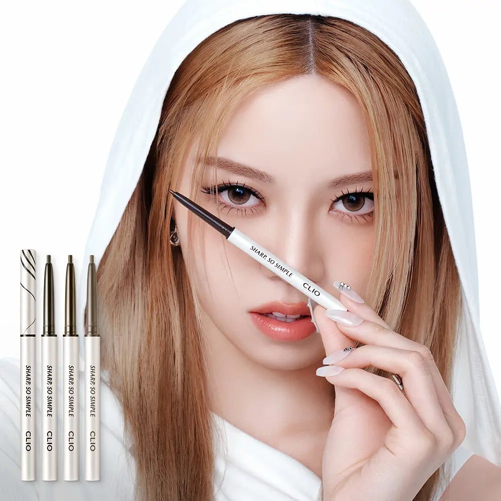 宋智雅都在用💖| Clio 纖細防水眼線膠筆 Clio Sharp So Simple Waterproof Pencil Liner| 防暈防水防油🪄