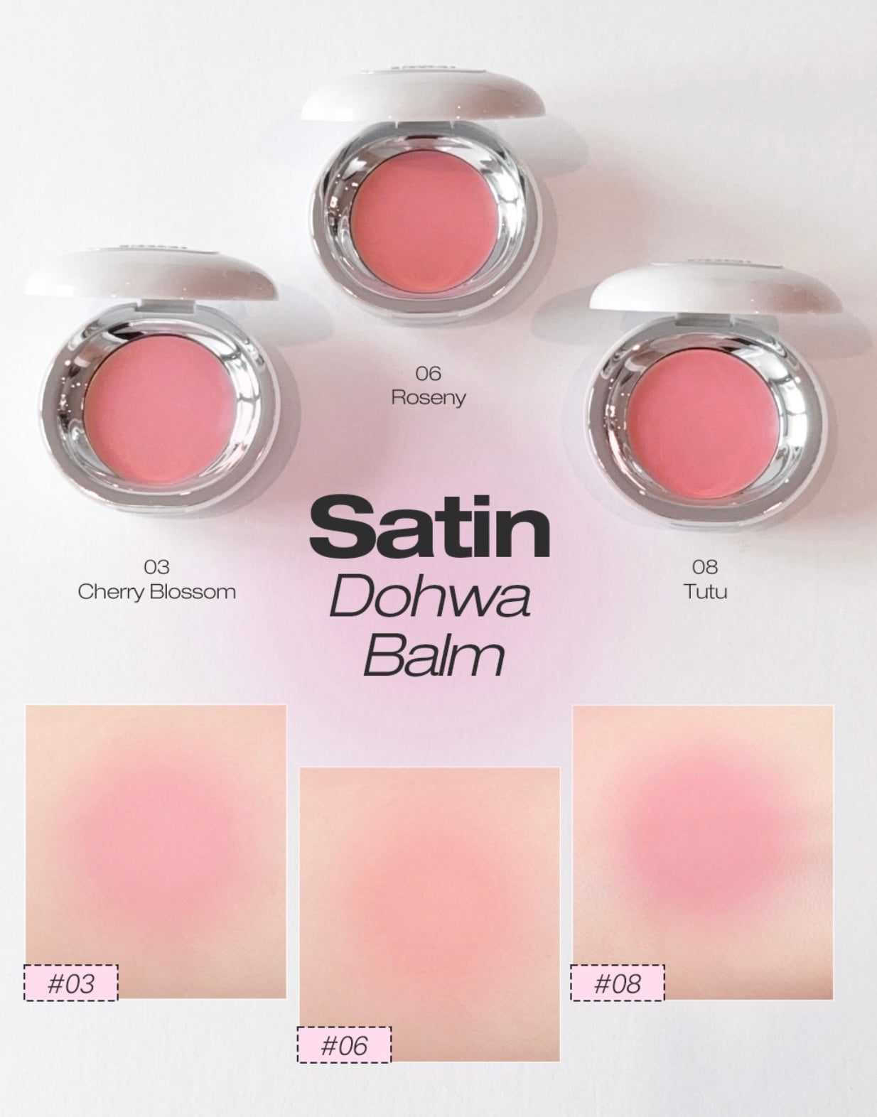 水光柔霧 一抹即融💖| TOOQ 水彩美學多用途水光唇頰霜| TOOQ Satin Dohwa Balm