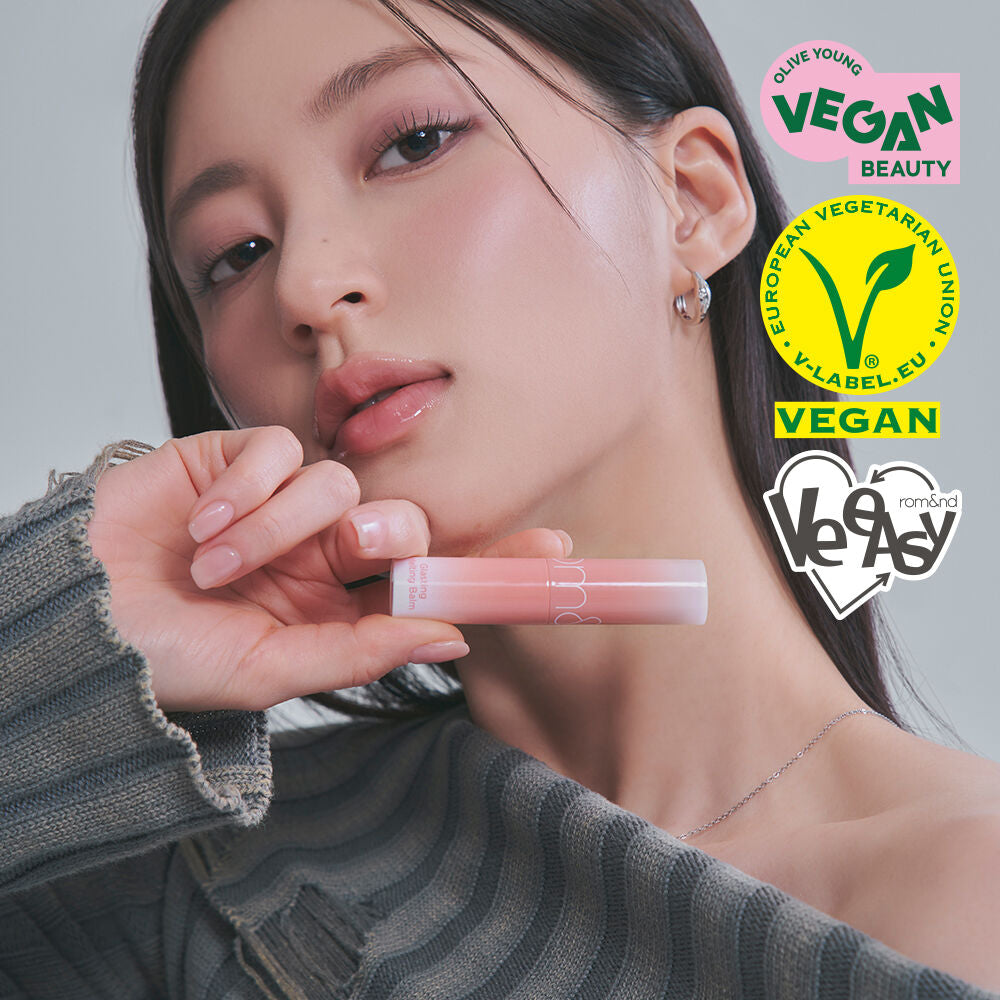 唇凍Glasting✨Romand水波亮澤果凍感有色潤唇膏💫