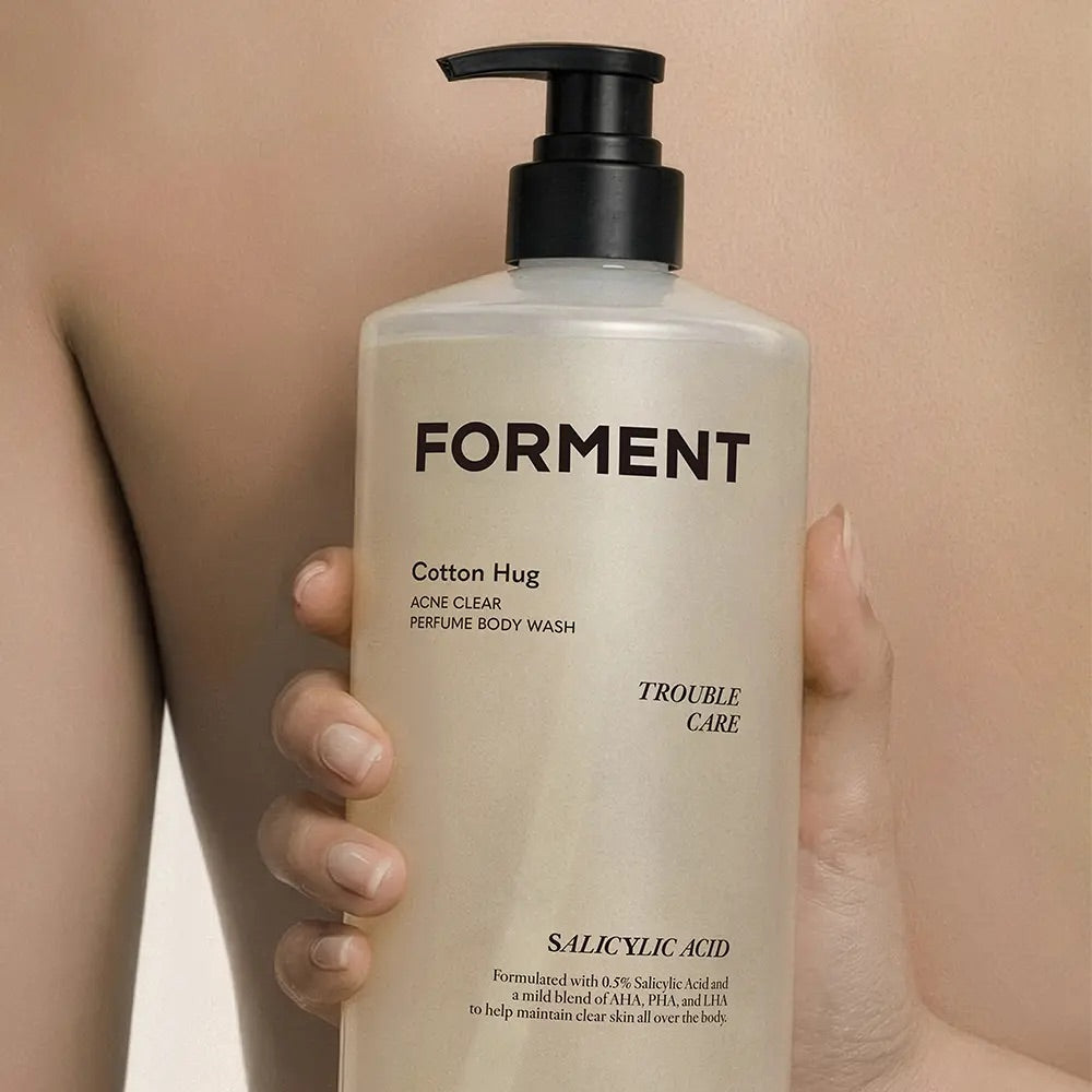 🧼FORMENT棉花擁抱去痘香氛沐浴露🫧FORMENT ACNE CLEAR PERFUME BODY WASH